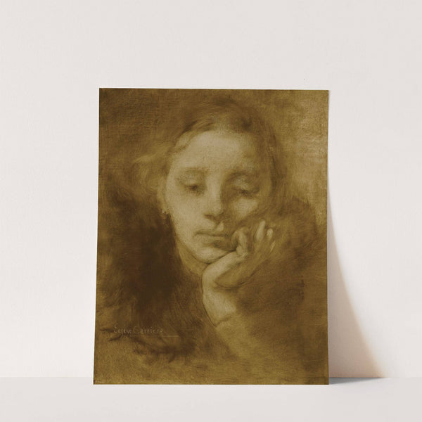 Tête de femme by Eugène Carriere