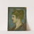 Tête de femme couronnée de feuillage, profil gauche by Henri Cros