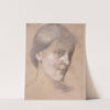 Tête de femme de trois-quart à droite by Pierre Puvis de Chavannes