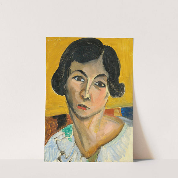 Tête de femme penchée (Lorette) (1916-1917) by Henri Matisse