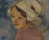 Tête de jeune bretonne