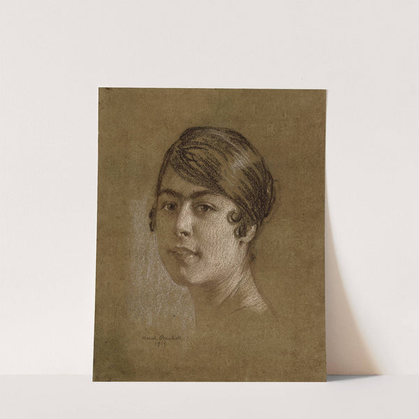 Tête de jeune femme by Marcel Baschet