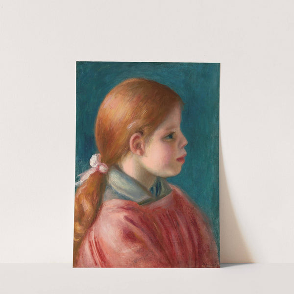 Tête de jeune fille by Pierre-Auguste Renoir