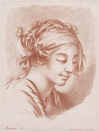 Tête de paysanne