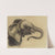 Tête d’éléphant, dessin préparatoire à la gravure (1893) by Henri-Charles Guérard