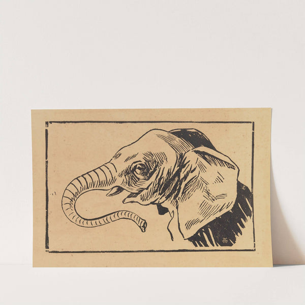 Tête d’éléphant (1892) by Henri-Charles Guérard