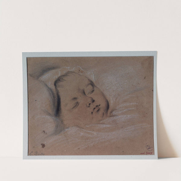Tête d&#039;enfant endormi by Julien Léopold Boilly
