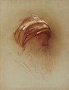 Tête d’homme barbu, portant un turban (1918)