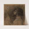 TÃªte d’homme, de profil Ã  gauche by Pierre Puvis de Chavannes