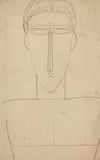 Tête et buste d’homme de face (1912-1913)