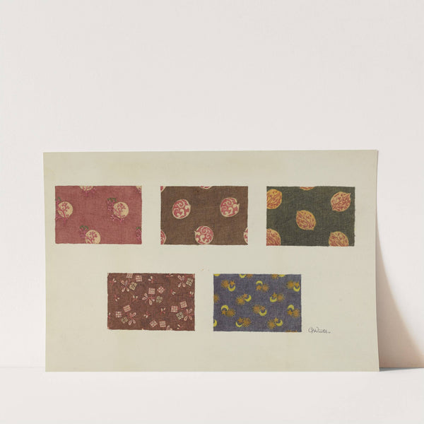 Textile Swatches by Charlotte Winter