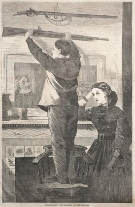 Thanksgiving Day – Hanging up the Musket (1865)