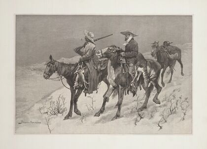Thanksgiving dinner for the ranch (1888)
