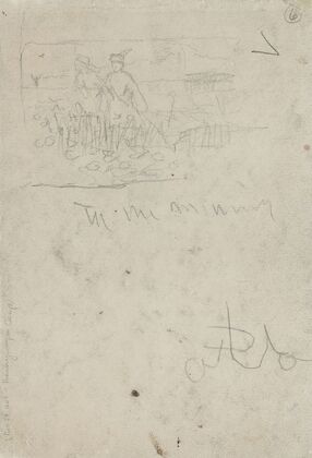 Thanksgiving in Camp (verso)