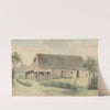 Thatched-roof Barn by Edward Francis Burney