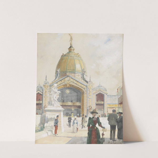 The 1900 World’s Fair Exhibition on the Champ de Mars by Maurice Leloir