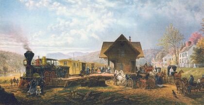 The 9;45 A.M. Accommodations, Stratford, Connecticut (1868)