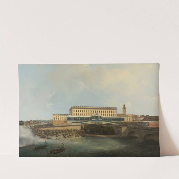 The Acclamation of King Carl XIV Johan of Sweden in 1818 by Carl Stefan Bennet