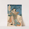 The Actor Ichimura Kakitsu in a Female Role Representing the Second Month by Utagawa Kunisada (Toyokuni III)