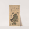 The Actor Kameya Jujiro Playing &#039;Okio,&#039; Dancing by Torii Kiyomitsu