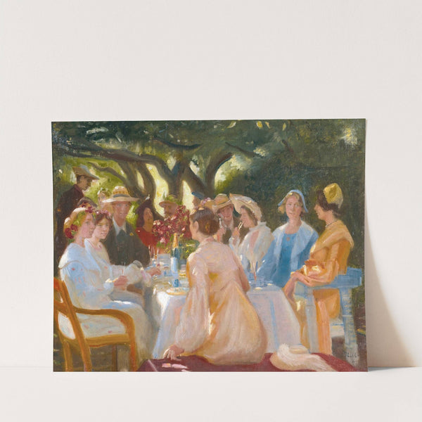 The Actors’ Lunch, Skagen (1902) by Michael Ancher