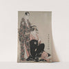 The Actors Segawa Kikunojo III as the Courtesan Katsuragi and Sawamura Sojuro III as Nagoya Sanza from the play Three Parasols of the Courtesan by Tōshūsai Sharaku