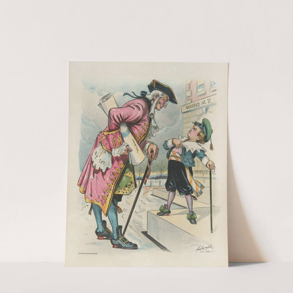 The adopted son - he thinks he is bigger than the old man by Louis Dalrymple