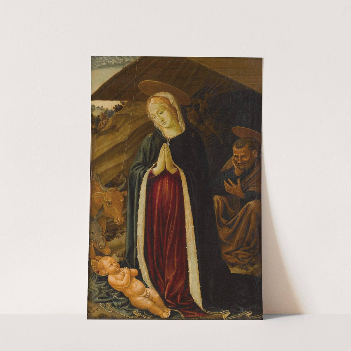 The Adoration of the Christ Child by Benozzo Gozzoli