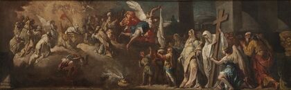 The Adoration of the Lamb. Study
