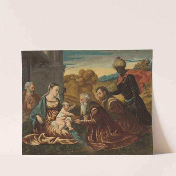 The Adoration of the Magi by Polidoro Da Lanciano