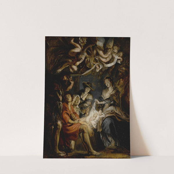 The Adoration Of The Shepherds by Follower of Peter Paul Rubens