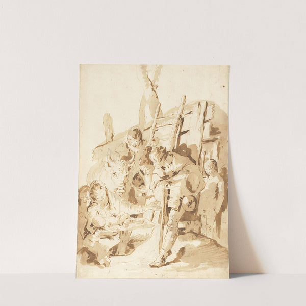 The Adoration of the Shepherds (1735-1740) by Giovanni Battista Tiepolo
