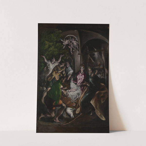 The Adoration of the Shepherds (ca. 1605–10) by El Greco (Domenikos Theotokopoulos)