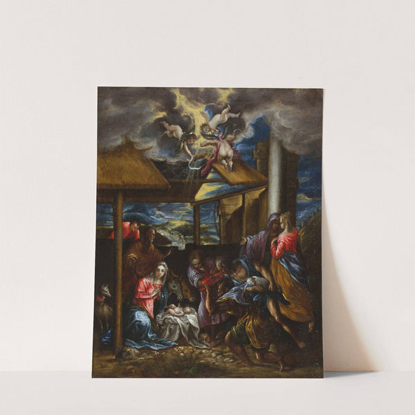 The Adoration Of The Shepherds (ca. 1576-1577) by El Greco (Domenikos Theotokopoulos)