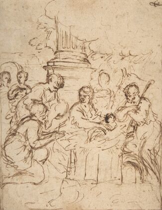 The Adoration of the Shepherds.