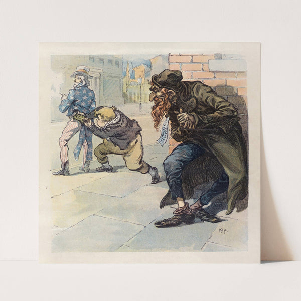 The good samaritan (1903) by Udo Keppler