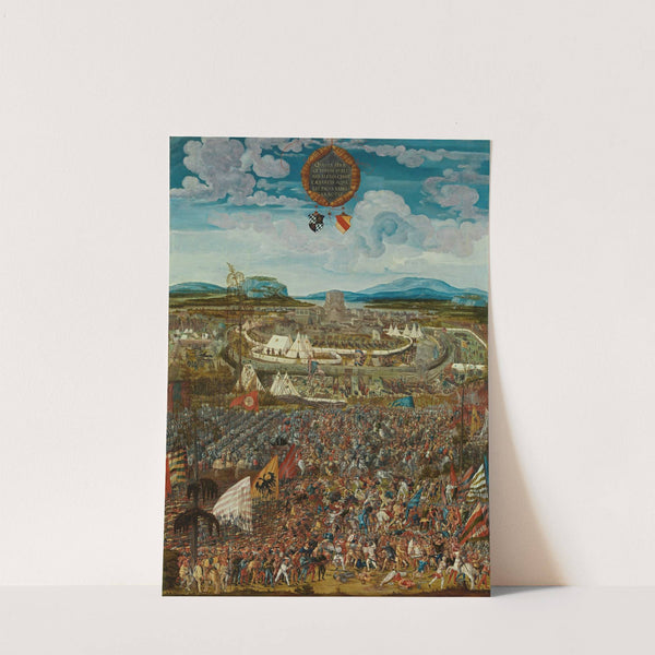 The anachronistic Siege for Battle of Alesia by Melchior Feselen