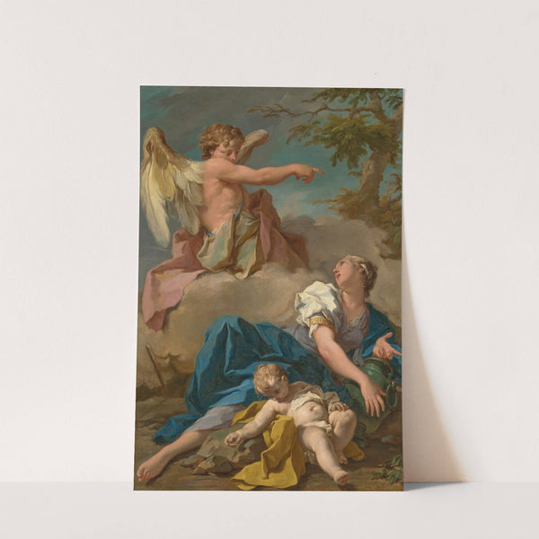 The Angel appearing to Hagar and Ishmael by Giovanni Battista Pittoni
