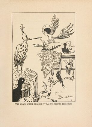 The angel whose mission it was to colour the birds