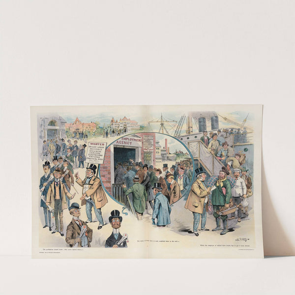 The annual surplus and its consequences – a study inspired by the commencement season of 1899 (1899) by Samuel Ehrhart