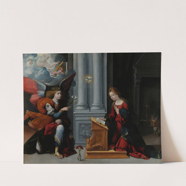 The Annunciation (1528) by Benvenuto Tisi