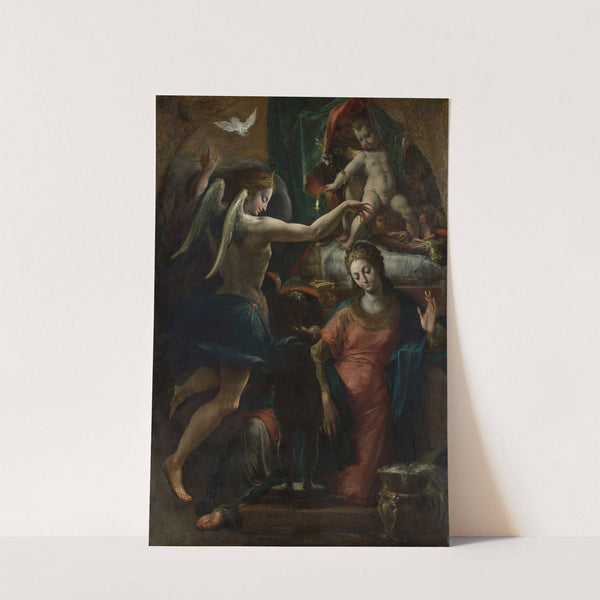 The Annunciation by Girolamo Mazzola Bedoli