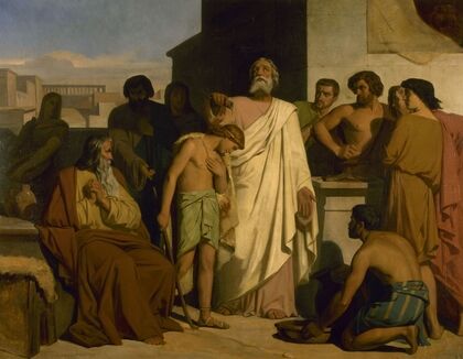 The anointing of David by Samuel