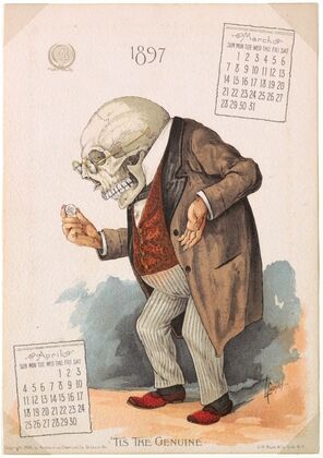 The Antikamnia Calendar, Tis The Genuine (1897)