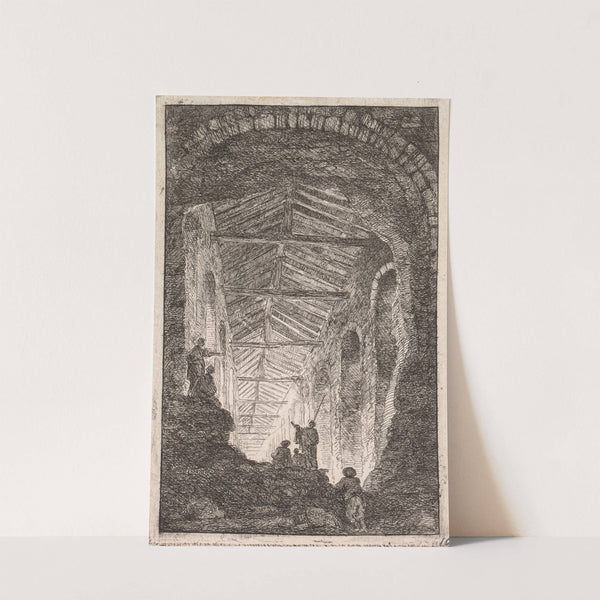 The Antique Gallery (1763-1764) by Hubert Robert