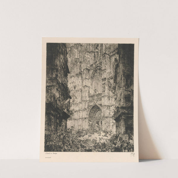 The Antwerp Cathedral by Jules De Bruycker