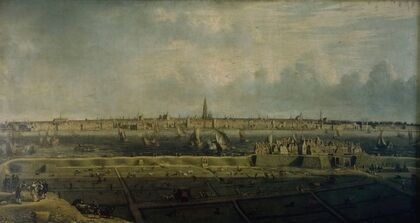 The Antwerp Waterfront and a part of the Vlaams Hoofd — size preview