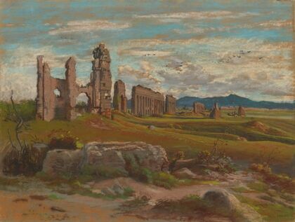 The Aqua Claudia in the Roman Campagna
