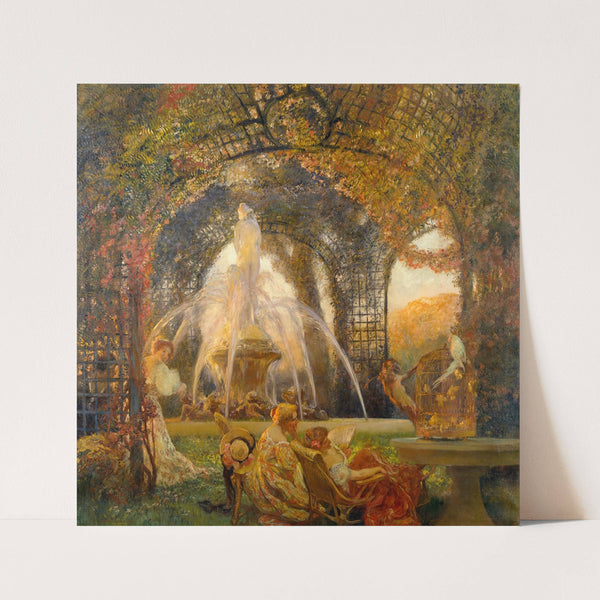 The Arbor (ca 1906) by Gaston La Touche