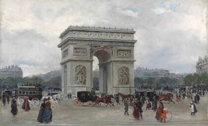 The Arc the Triomphe, Paris